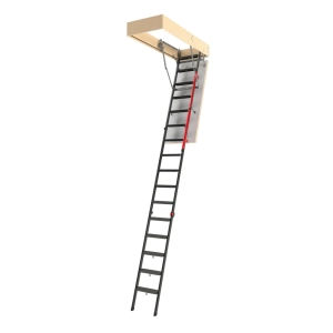 Schody strychowe FAKRO LMP 70x144 cm - wysokość do 366 cm